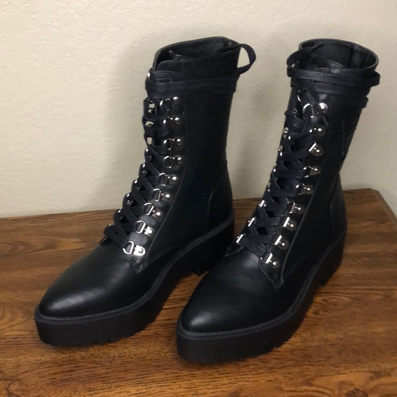 Widow Hateful Prayers Combat Boots - Picture 2 of 7